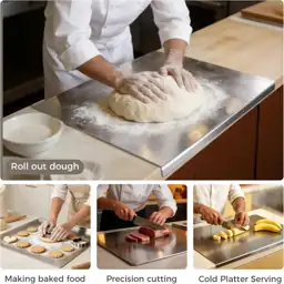 2Pcs Stainless Steel Cutting Boards… — Photo 2