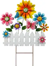 Colorful Flower Garden Stake with… — Photo 1