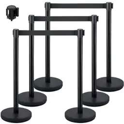 Crowd Control Stanchions, 6-Pack with… — Photo 1