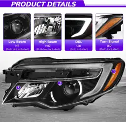 Headlight Assembly for 2016-2018 Honda… — Photo 2