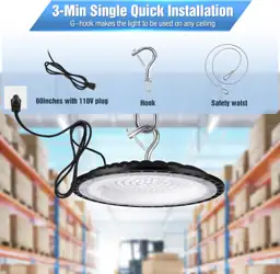YANYCN 6-Pack 100W UFO LED… — Photo 2