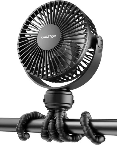 Gaiatop Mini Portable Stroller Fan,… — Photo 1