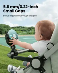 Gaiatop Mini Portable Stroller Fan,… — Photo 2