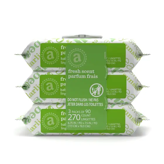 Amazon Elements Baby Wipes, Fresh… — Photo 1