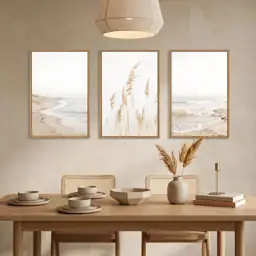 HPNIUB Modern Beach Waves Framed… — Photo 2