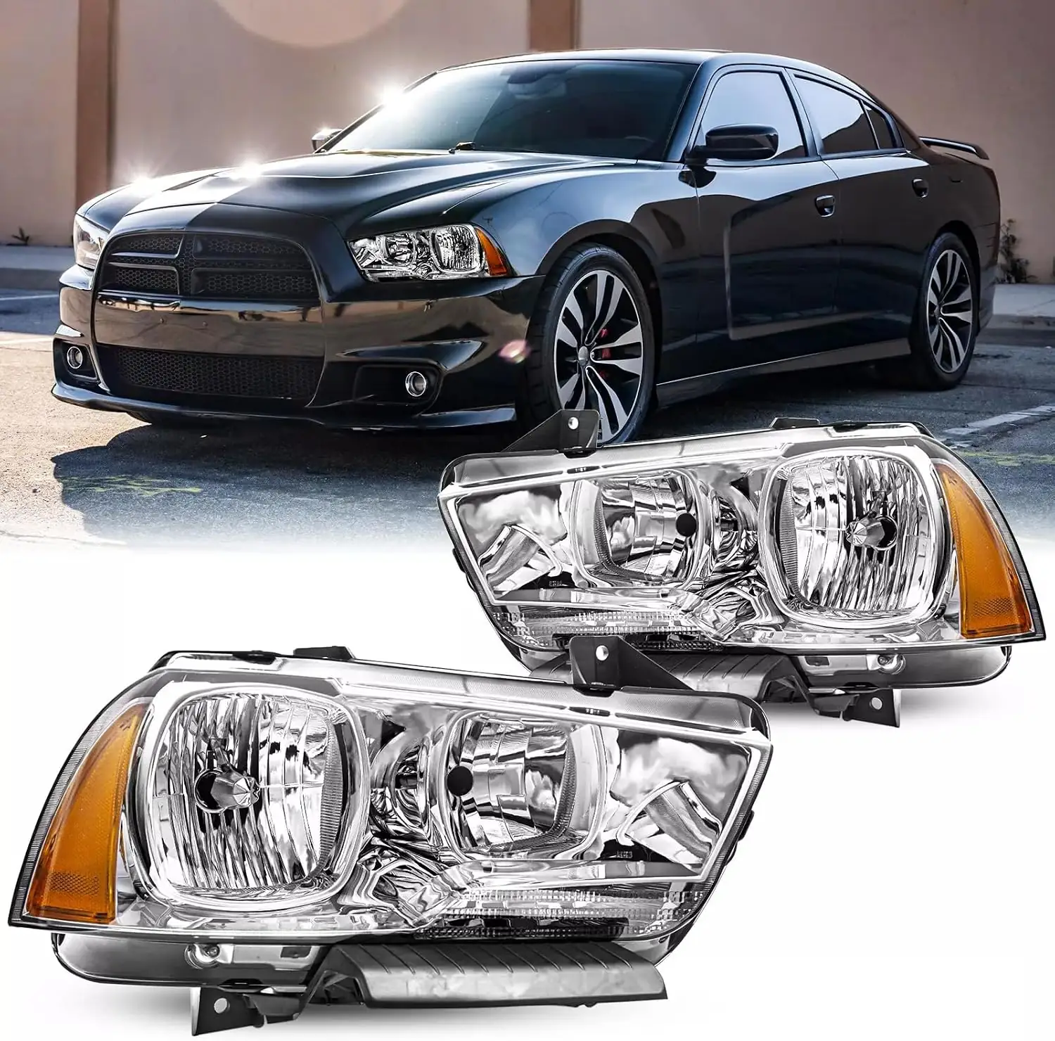 Headlight Assembly For 2011-2014 Dodge… — Photo 1