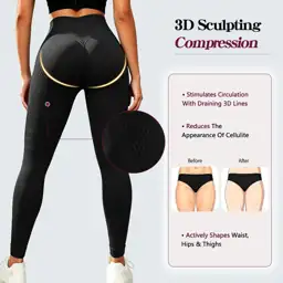 JGS1996 3D Anti-Cellulite Compression Leggings,… — Photo 2