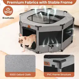 Enclosed Pet Playpen - Portable… — Photo 2