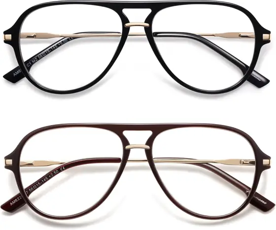 AMOMOMA Aviator Reading Glasses for… — Photo 1