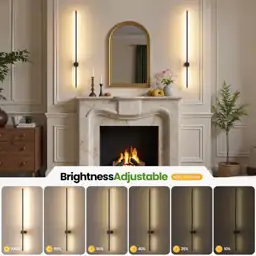 NIORSUN Battery-Operated Wall Sconces Set… — Photo 2