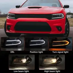 FIONE Halogen Headlights Assembly Compatible… — Photo 2
