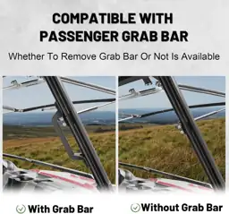 StarknightMT Flip Windshield Compatible with… — Photo 2