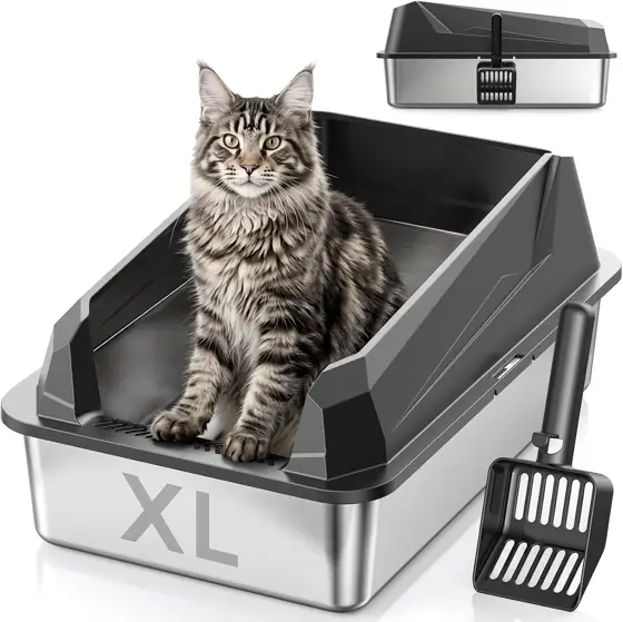 XL Cat Litter Box: High-Sided… — Photo 1