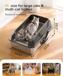 XL Cat Litter Box: High-Sided… — Photo 2