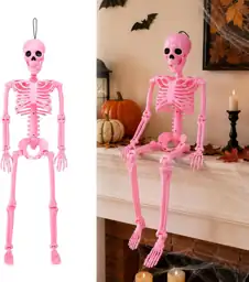 36" Pink Skeleton Decoration, Halloween… — Photo 1