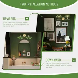 Green Bathroom Vanity Lights Over… — Photo 2