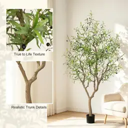 LYERSE Artificial Olive Tree 6ft… — Photo 2