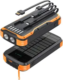 MINRISE Solar Power Bank 40000mAh,… — Photo 1