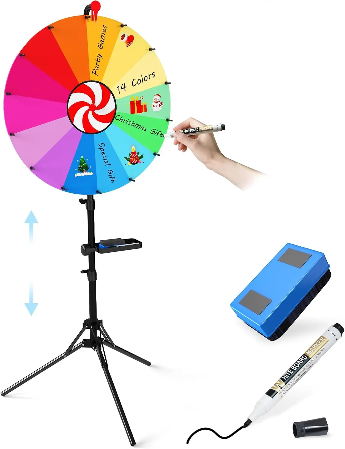 Spinning Prize Wheel with Adjustable… — Photo 1