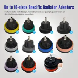 18pcs Universal Radiator Pressure Tester… — Photo 2