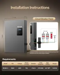 Vancepic 18kW Electric Tankless Water… — Photo 2