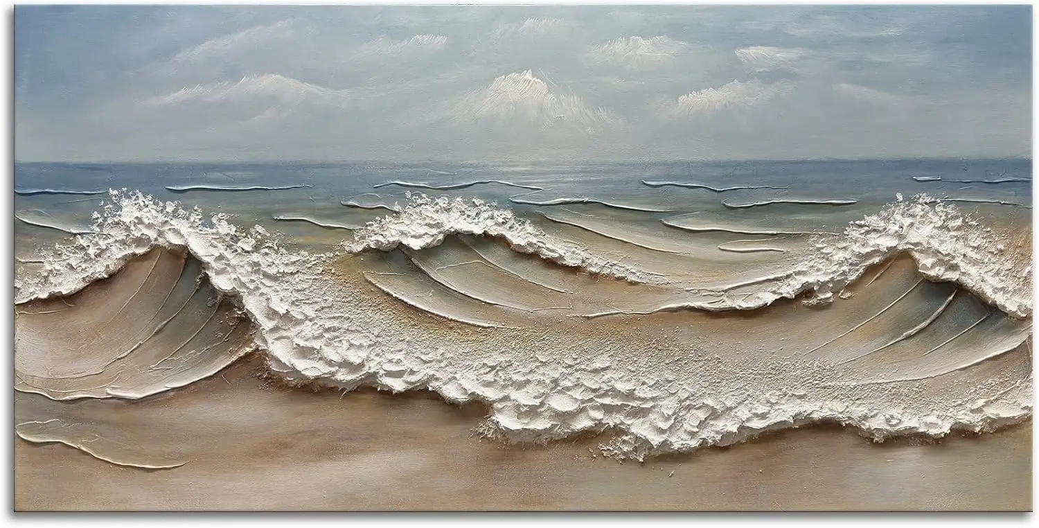 zoinart Blue Ocean Wave Oil… — Photo 1