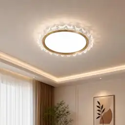 Flush Mount Crystal Ceiling Light,… — Photo 1