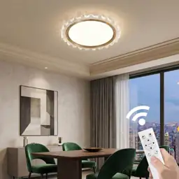 Flush Mount Crystal Ceiling Light,… — Photo 2