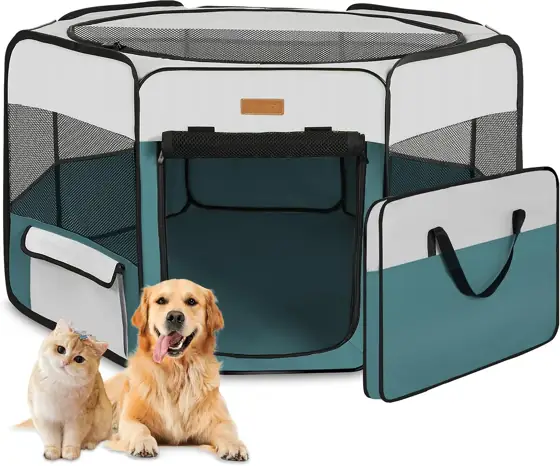 Akinerri Portable Dog Playpen, Foldable… — Photo 1