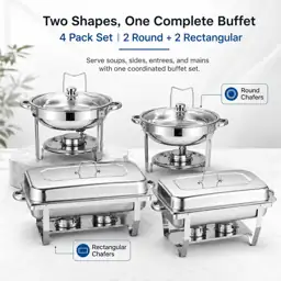 Saiveina Chafing Dishes for Buffet,… — Photo 2
