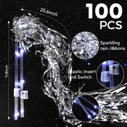 100 Pcs Wedding Wands Tinsel… — Photo 2
