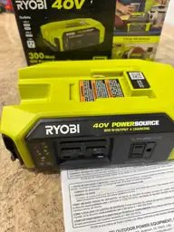 RYOBI 40V 300-Watt Portable Battery… — Photo 3