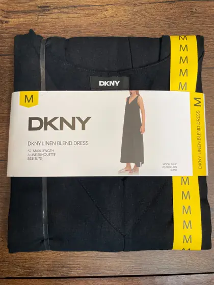 DKNY Linen Blend Dress — Photo 1