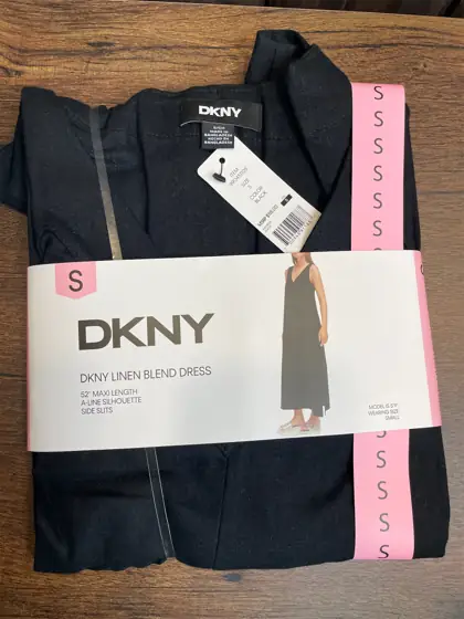 DKNY Linen Blend Dress — Photo 1