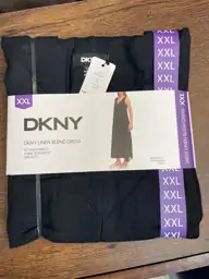 DKNY Linen Blend Dress — Photo 1