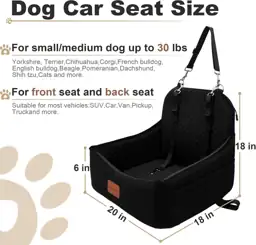 Car Dog Seat with 2… — Photo 2
