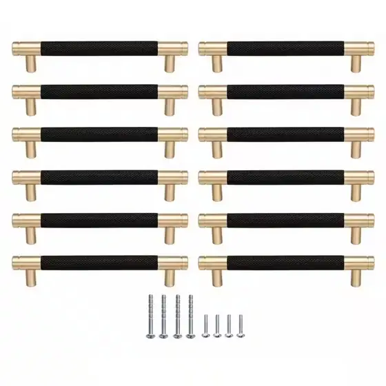 12 Pack Knurled Cabinet Pulls… — Photo 1