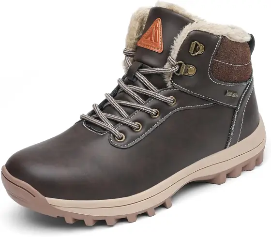 Mishansha Men's Waterproof Snow Boots,… — Photo 1
