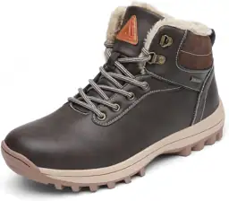 Mishansha Men's Waterproof Snow Boots,… — Photo 1