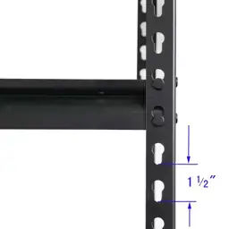 Black 5-Tier Boltless Height-Adjustable Garage… — Photo 2
