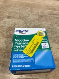 Equate Nicotine Transdermal Patch Step… — Photo 3