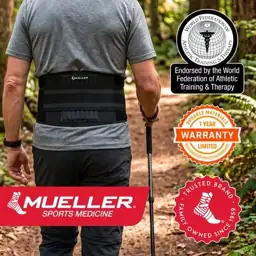 Mueller Adjustable Back Brace, Black,… — Photo 2