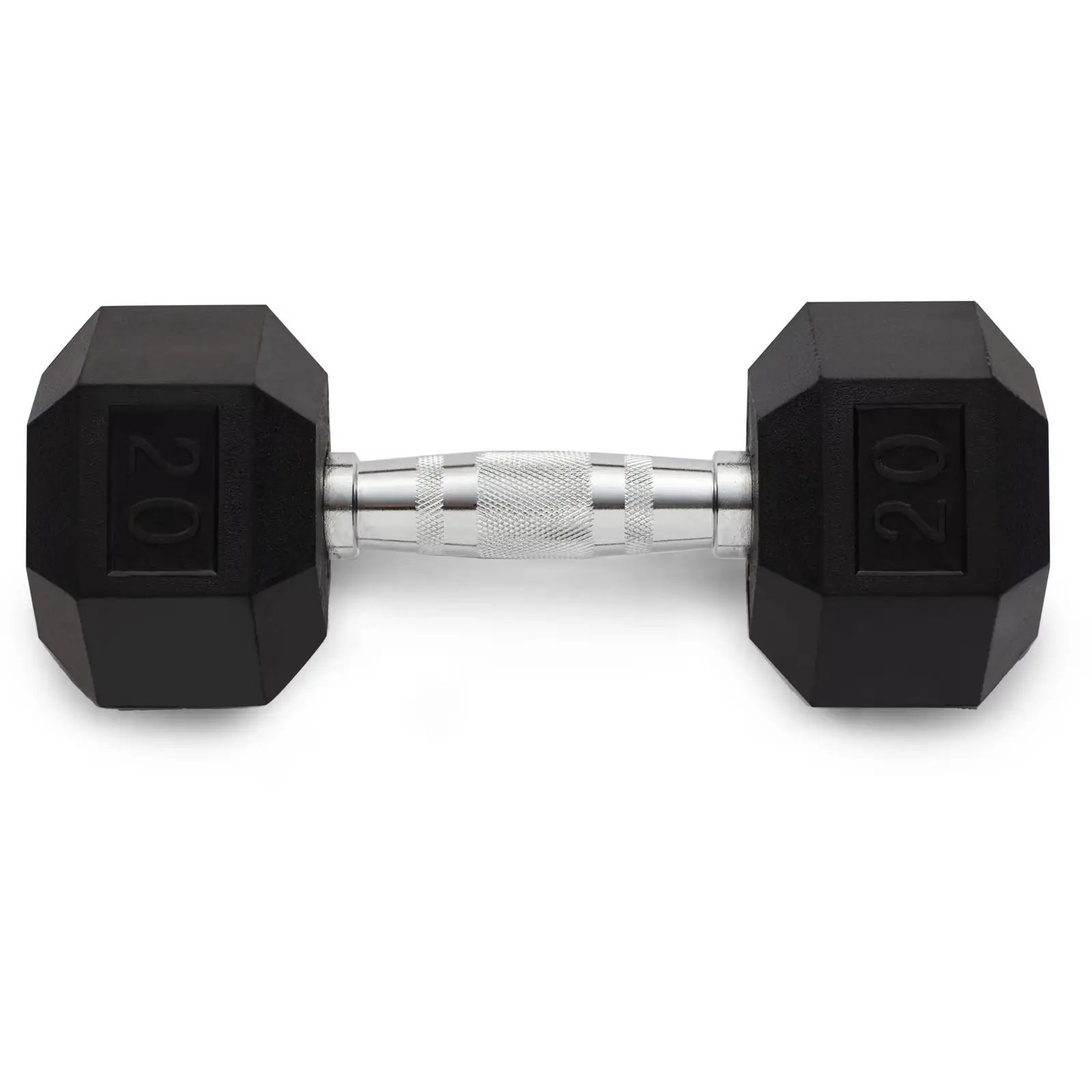Weider, 20lb Rubber Hex Dumbbell,… — Photo 1