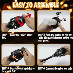 Halloween Solar Skull Stake Lights,… — Photo 2