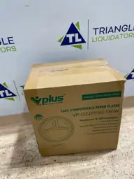 Vplus Compostable Paper Plates, 150… — Photo 3