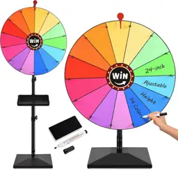 AugFir 24-inch Prize Wheel, Adjustable… — Photo 1