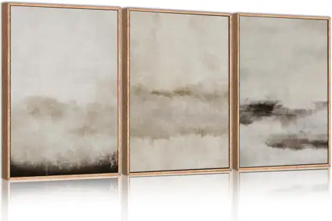 HPINUB Large Minimalist Abstract Framed… — Photo 1