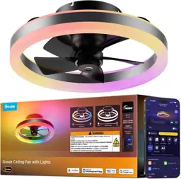 Govee Ceiling Fan with Lights,… — Photo 1