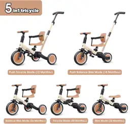 newyoo TR007 5-in-1 Tricycle for… — Photo 2