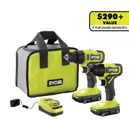 RYOBI ONE+ 18V Cordless 2-Tool… — Photo 1